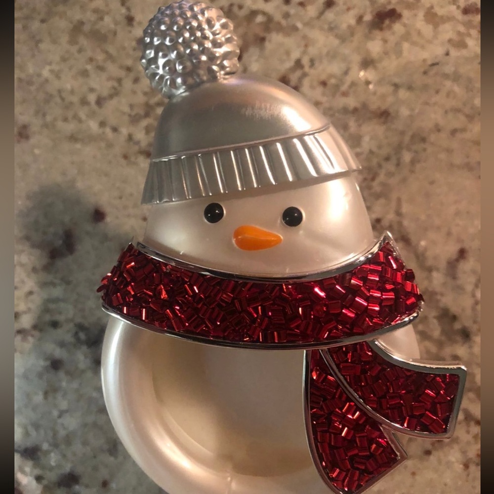 BBW Festive Snowman Car Scent Portable with Red Scarf ⛄️